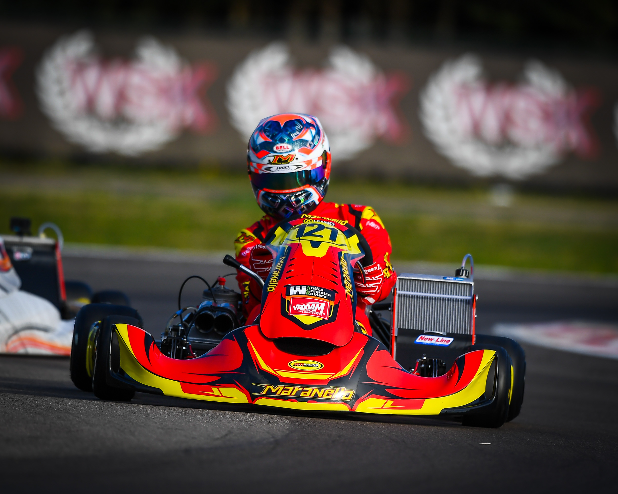 Maranello Schaltkart von TPR Corse auf der Rennstrecke
